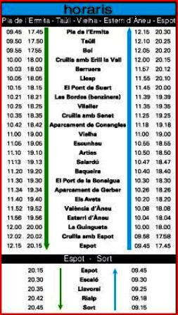 vertrektijden bussen